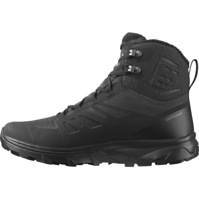 Botas de Inverno Salomon Outblast Thinsulate Climasalomon Impermeáveis Feminino Pretas | PT T59482